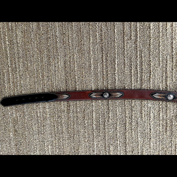 Larry Mahan size 32, Leather Western Belt - Picture 5 of 6